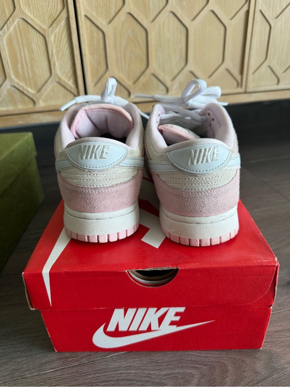 Nike Low Sneakers - Light Pink & White- size 8 women’s - Picture 3 of 4